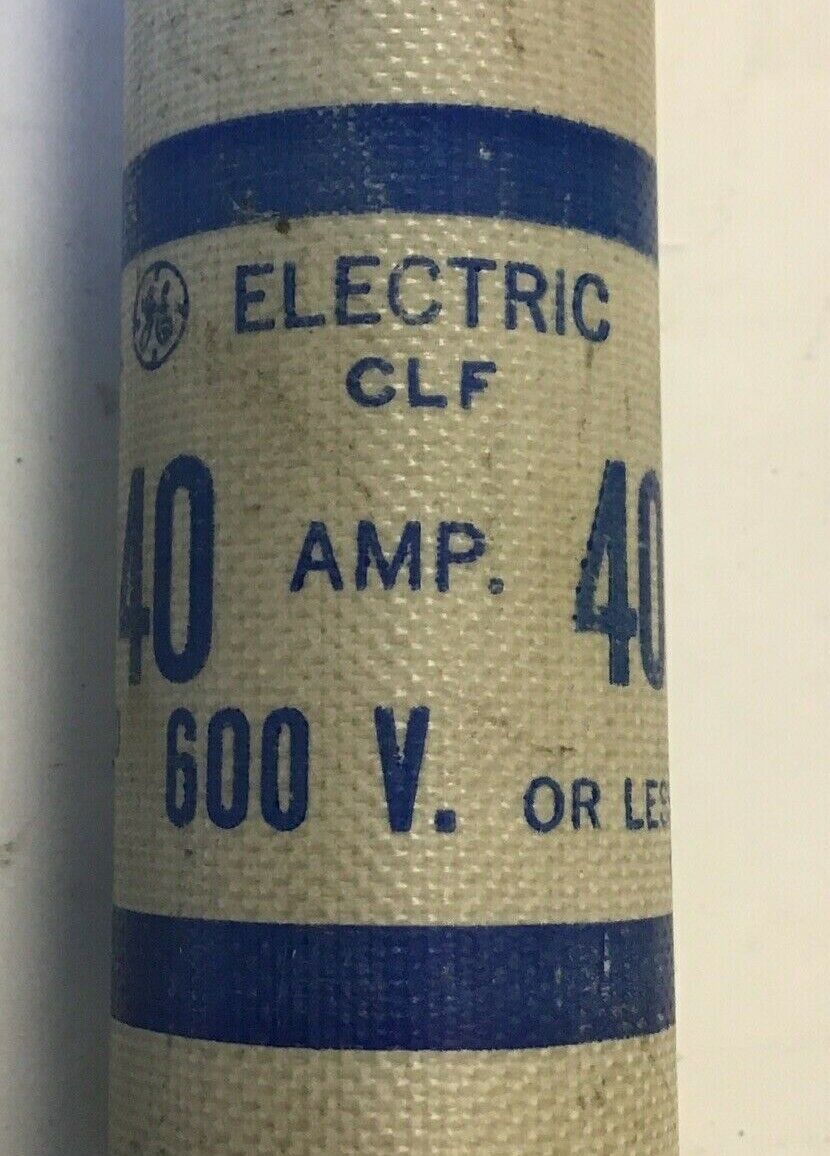 GENERAL ELECTRIC GF6B40 FUSE TYPE CLF 600V 40AMP ***LOTOF5***