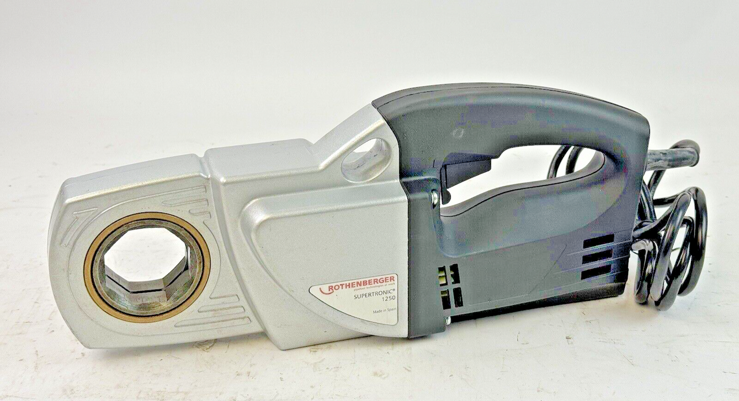ROTHENBERGER - SUPERTRONIC 1250 -1.1/4" - PORTABLE PIPE THREADING MACHINE/ KIT