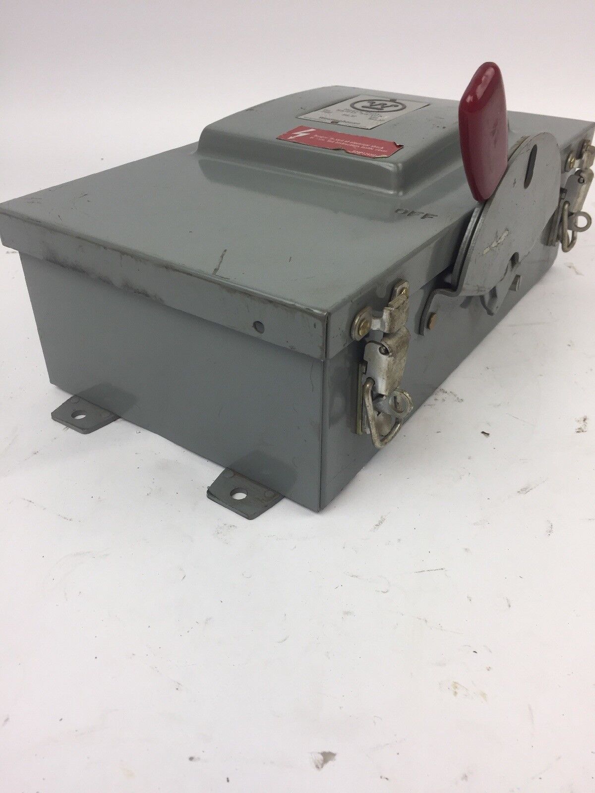 WESTINGHOUSE JHU221 HEAVY DUTY SAFETY SWITCH 240 VAC 250 VDC 30 AMP