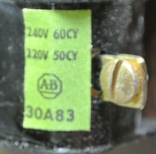 ALLEN-BRADLEY 30A83 - COIL - 110V / 25Hz, 208V / 60Hz, 220V / 60Hz - NEW SURPLUS