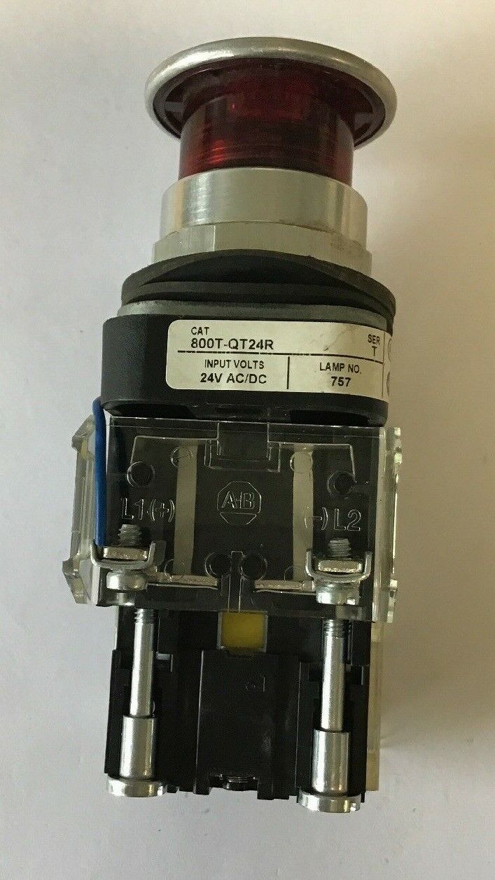 ALLEN-BRADLEY 800T-QT24R SER. T PUSHBUTTON SWITCH SERIES T