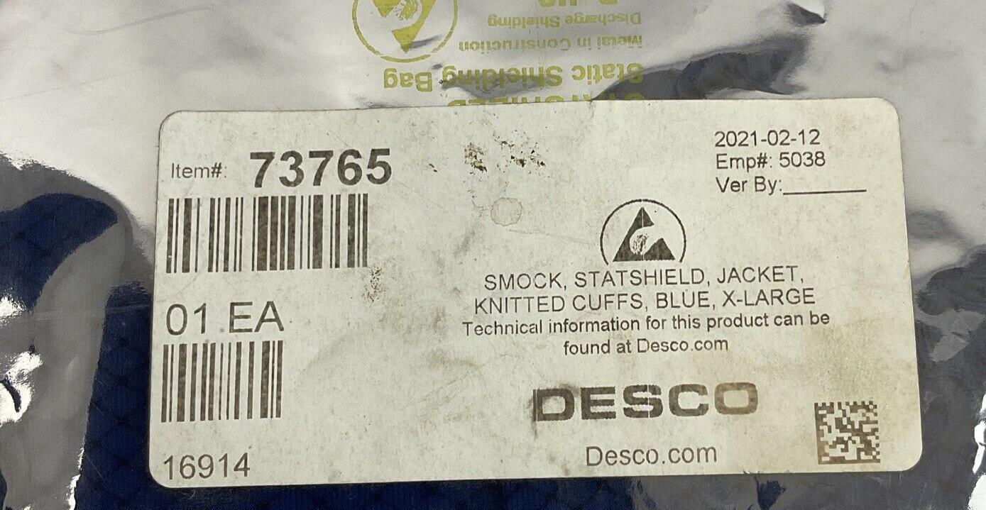 DESCO 73765 SMOCK HEAVY DUTY XLARGE BLUE