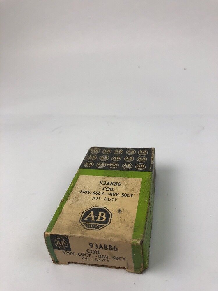 ALLEN BRADLEY 93AB86 COIL 120 V 60 CY 110 V 50 CY INT.DUTY
