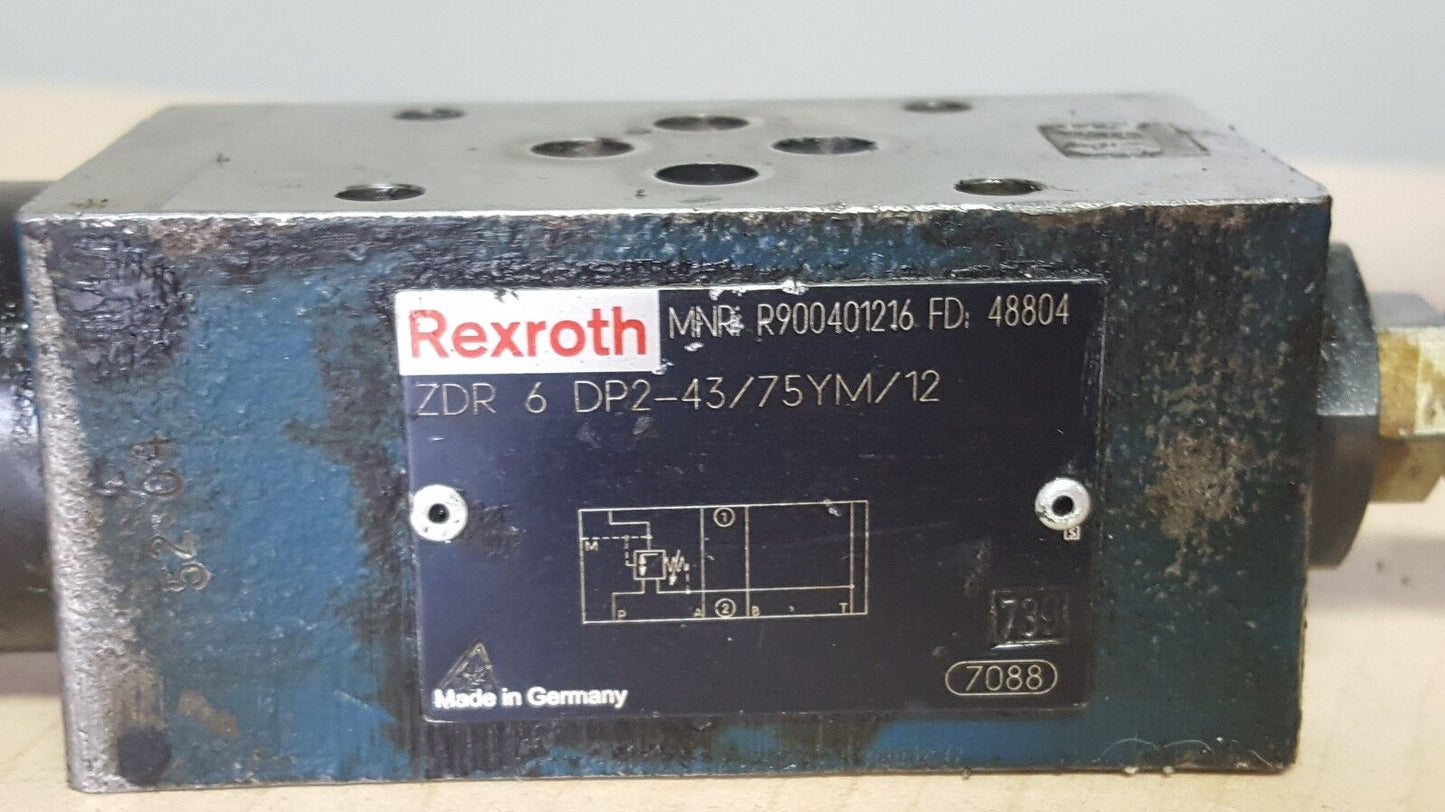REXROTH ZDR 6 DP2-43/75YM/12 MNR R900401216 FD 48804