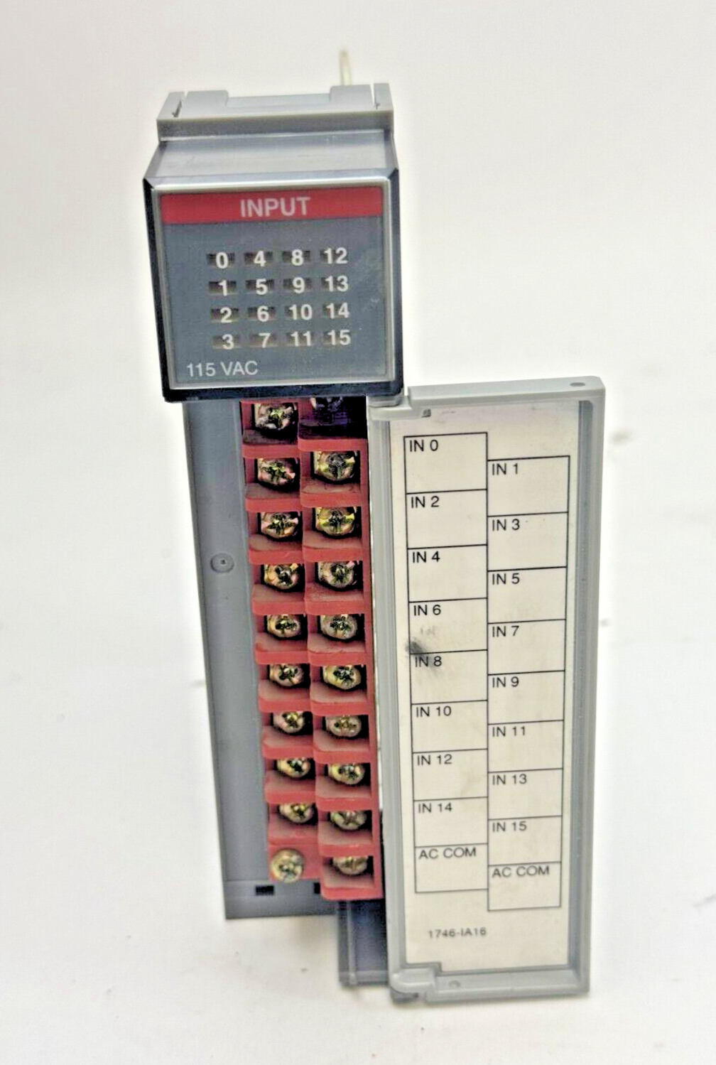 ALLEN-BRADLEY - 1746-IA16 SER. D FW N/A - SLC 500 16 POINT AC INPUT MODULE
