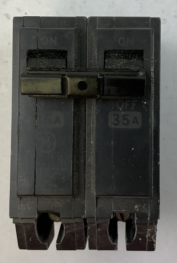GE THQL2135 35AMP 120/240VAC 2POLE CIRCUIT BREAKER (LOT OF 3)