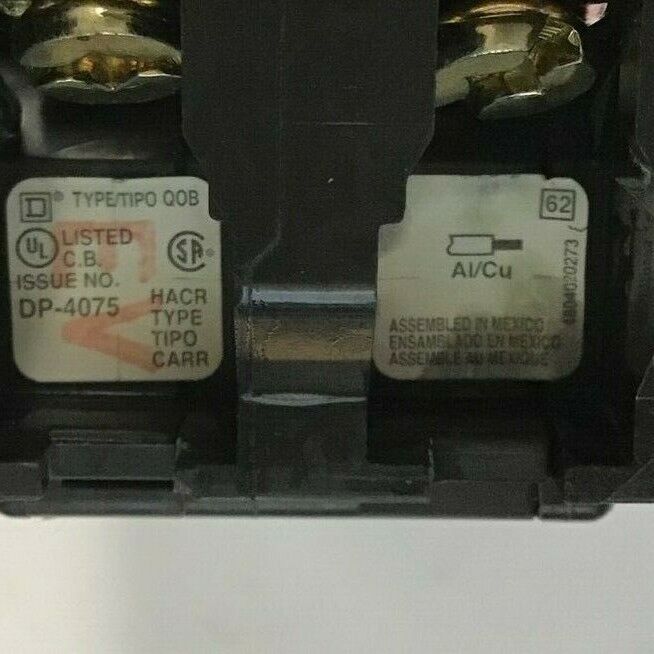 SQUARE D QOB230 CIRCUIT BREAKER 30A 2POLE 22KA 120/240VAC