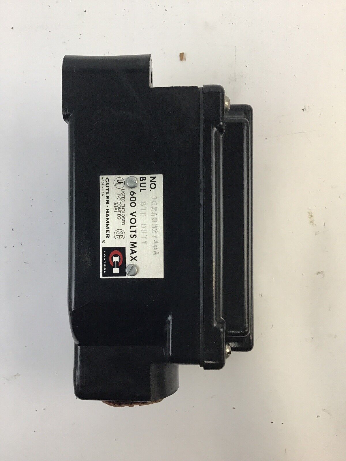 CUTLER HAMMER 10250H2740 STD. DUTY FORWARD/REVERSE SWITCH 600V