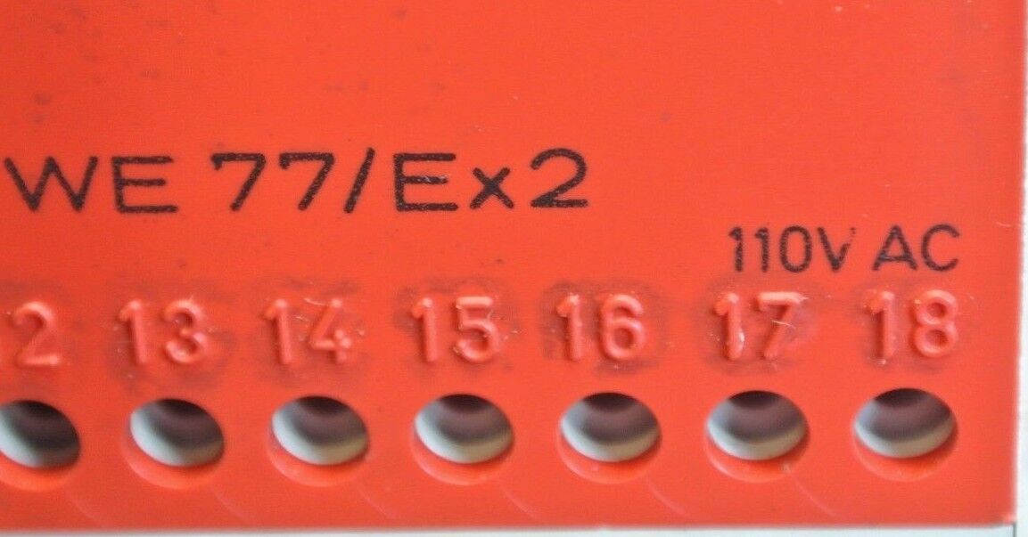 PEPPERL + FUCHS WE77/EX-2 ISOLATED SWITCH AMPLIFIER / PROX SENSOR - NEW SURPLUS