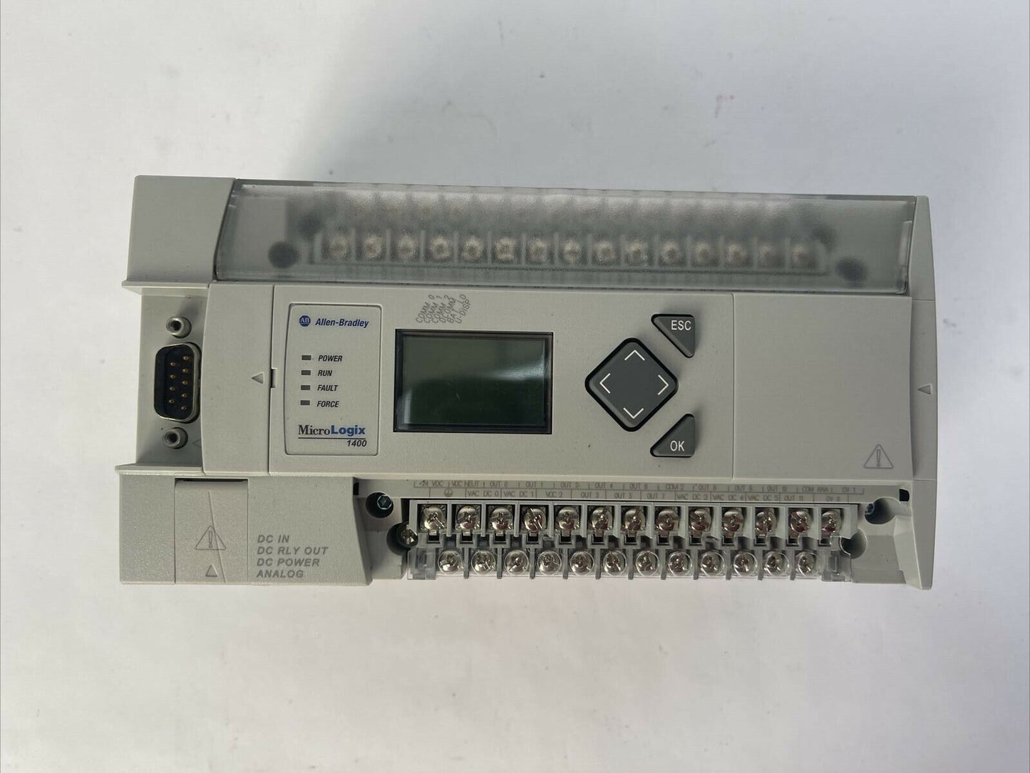 ALLEN BRADLEY 1766-L32BXBA MICROLOGIX 1400 CONTROLLER SER A REV C FRN 05 24VDC