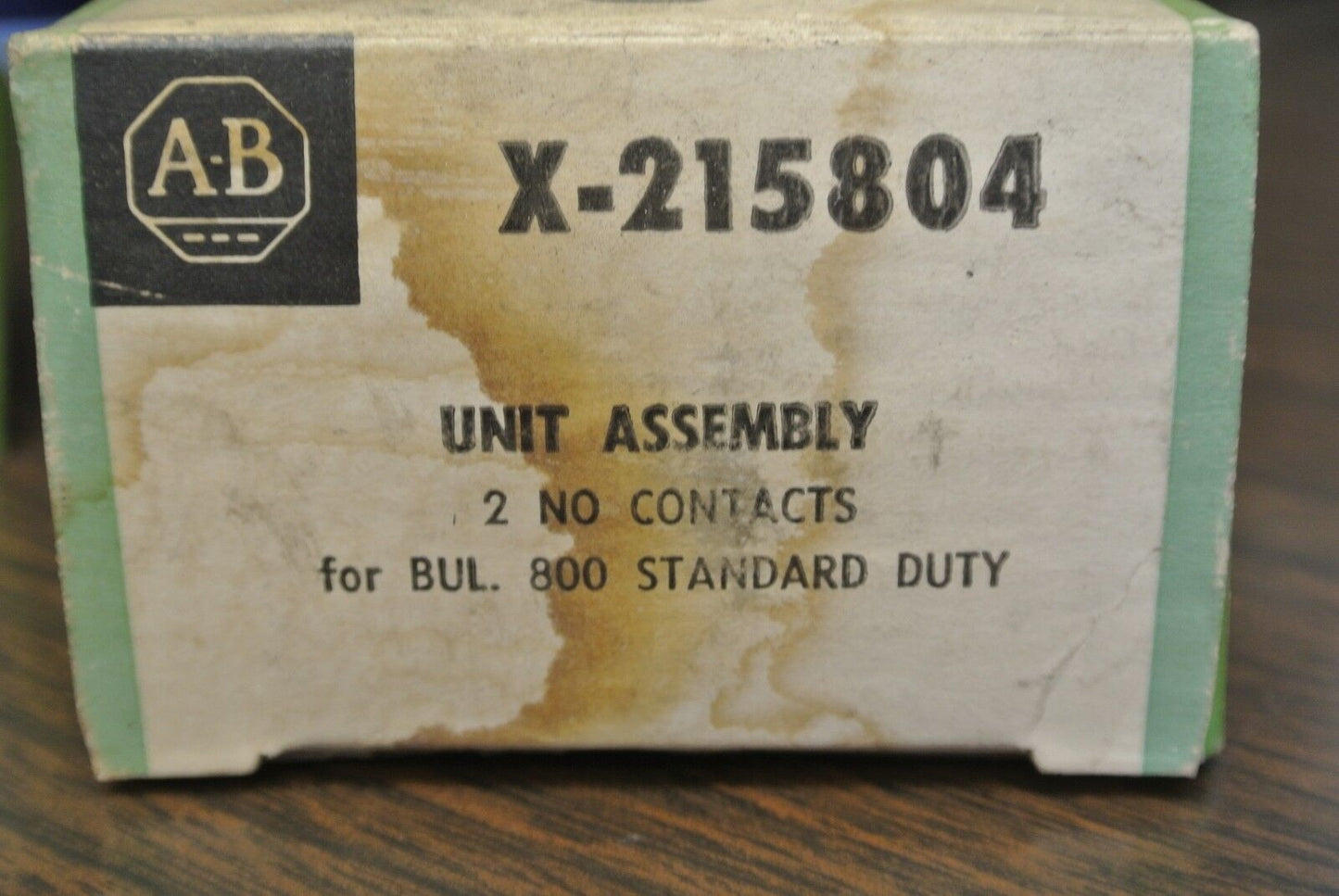 ALLEN-BRADLEY X-215804 UNIT ASSEMBLY for STANDARD DUTY PUSH BUTTON / NEW SURPLUS