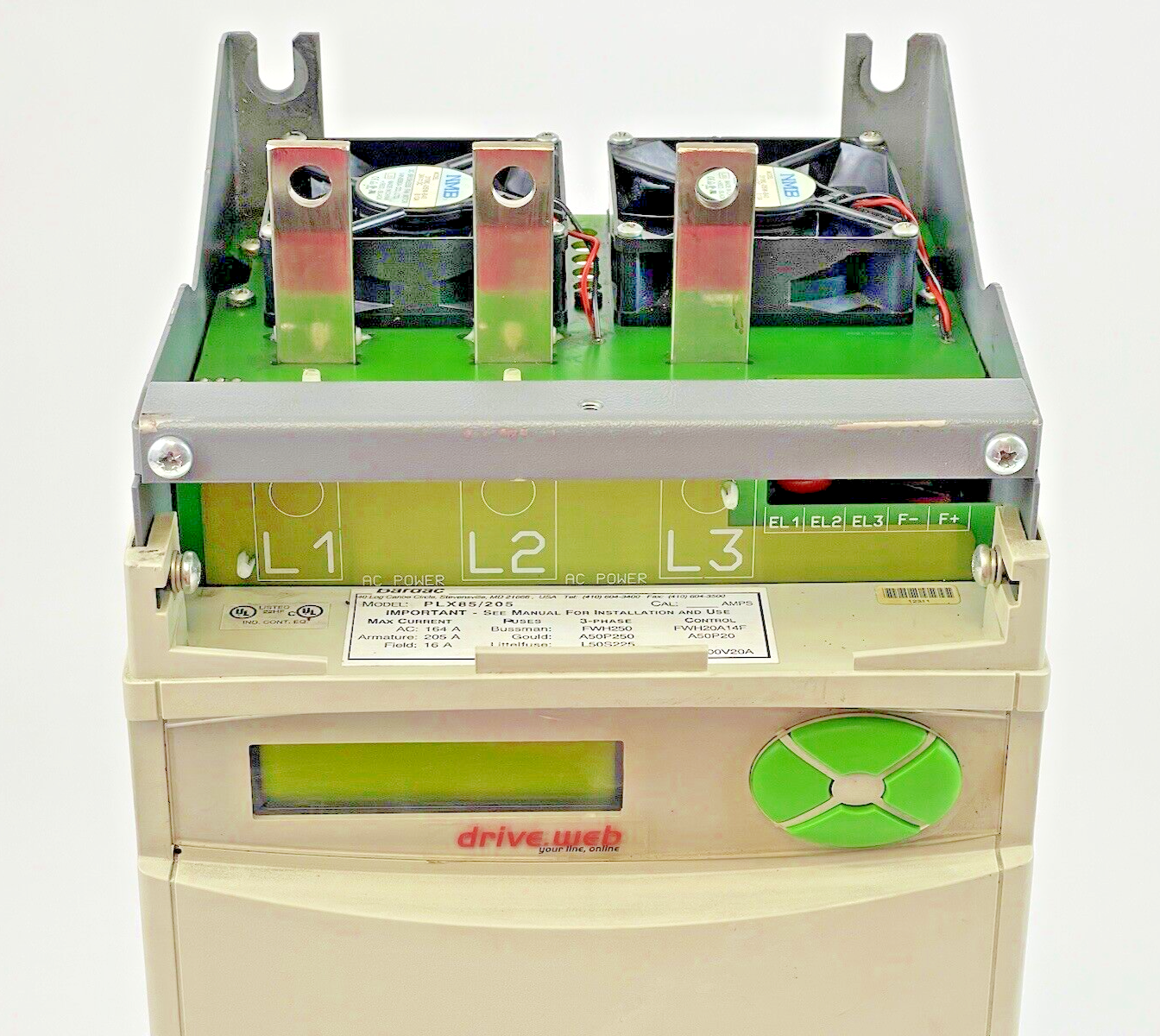 BARDAC - PLX85/205 - DRIVE - Drive, DC, 60HP@240V, 125HP@480V. PLX Series