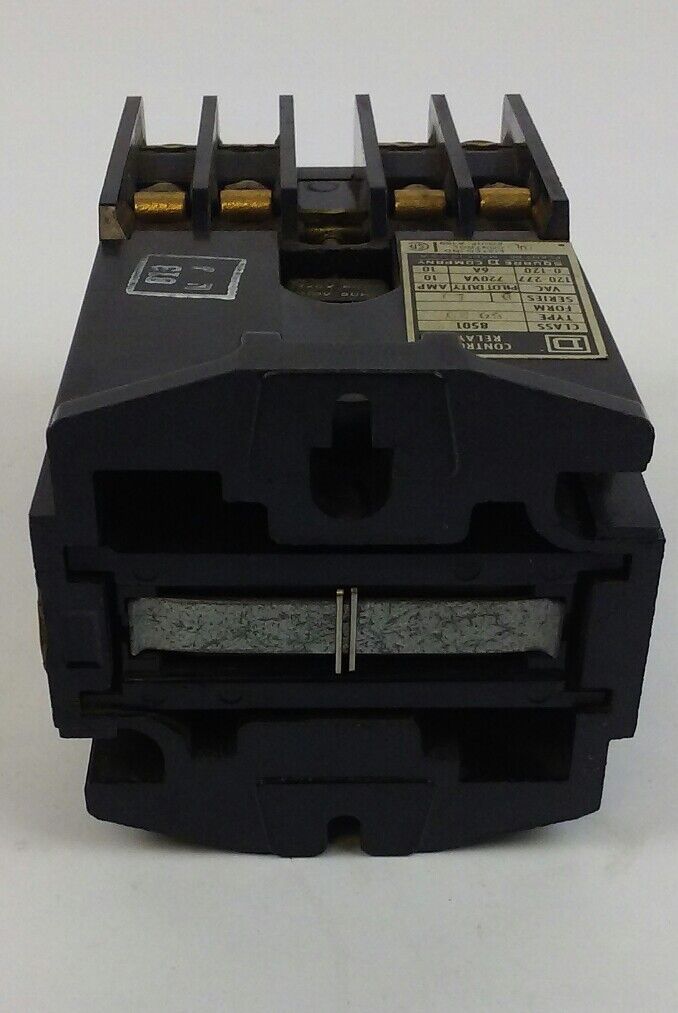 Square D 8501 G0-80 Series D A/C Control Relay Open Type 8 N.O. Contacts