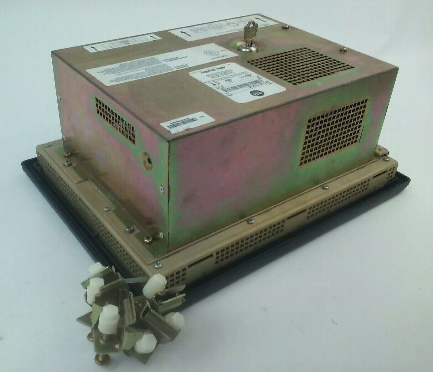 ALLEN BRADLEY 2711E-T10C6 SER. C REV. A PANELVIEW 1000E TERMINAL FRN 5.13 W/KEY