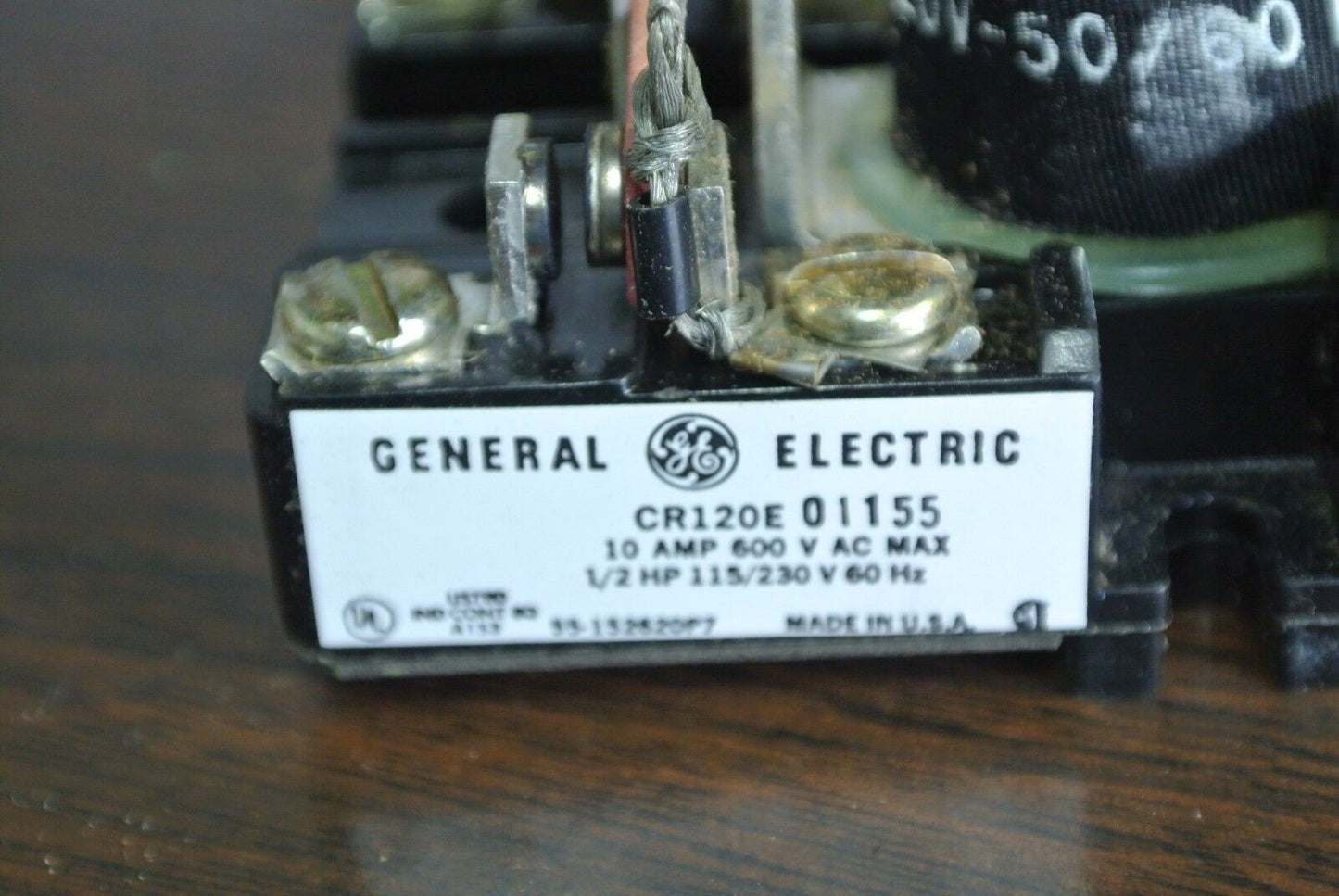 GE CR120E01155 GENERAL PURPOSE RELAY - 10A, 1/2HP, 115/230VAC - NEW SURPLUS
