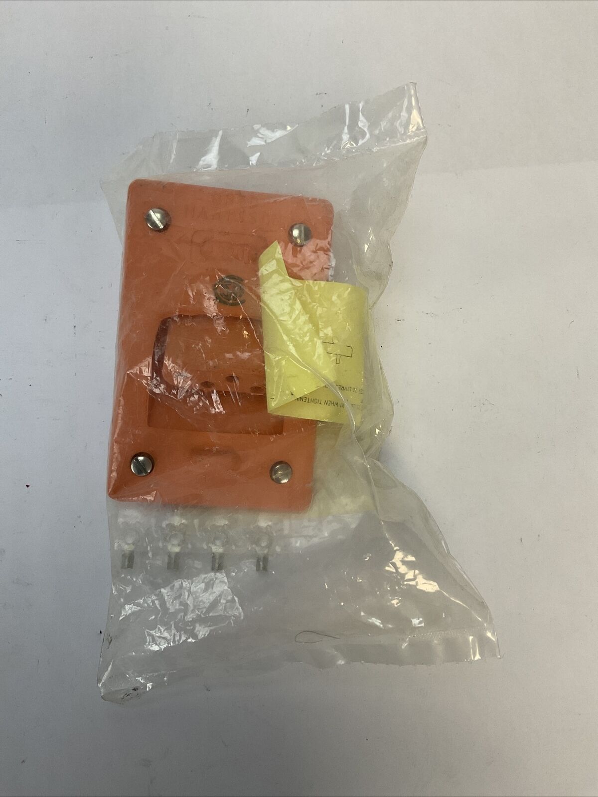 BRAD CONNECTIVITY 1300190018 SAFETY PLUG ORANGE 4P ANGLE RECEPTACLE