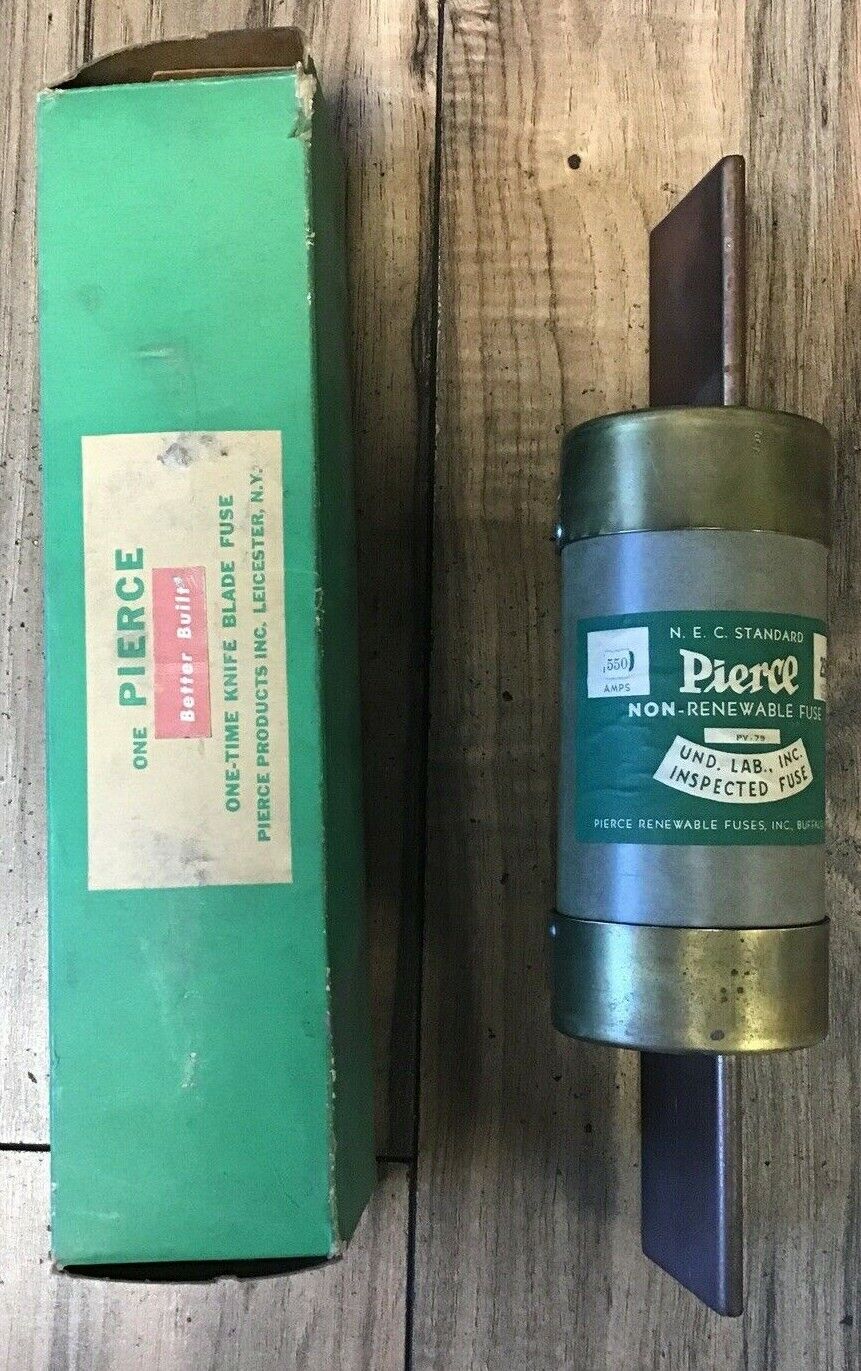 PIERCE PV-79 NON-RENEWABLE FUSE 550A 250V