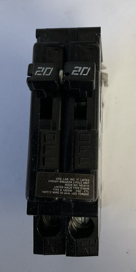 CHALLENGER A220K CIRCUIT BREAKER 20A 120/240VAC 2POLE