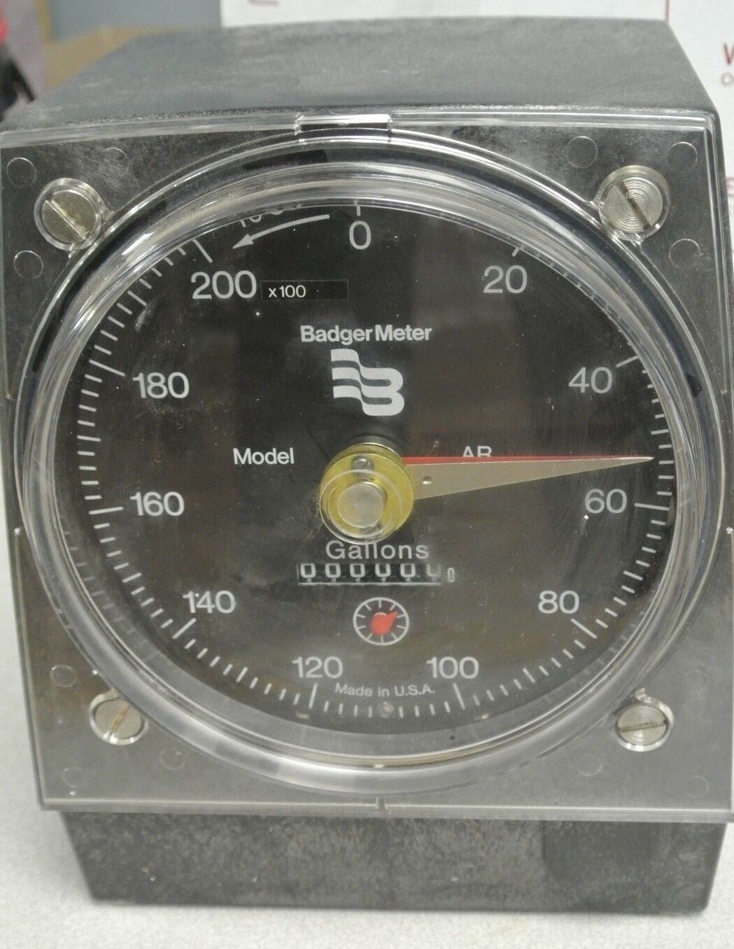 BADGER METER REGISTER 56681-99704 / ARR / 110VAC, 60Hz / 7A MAX / 200x100 GALLON