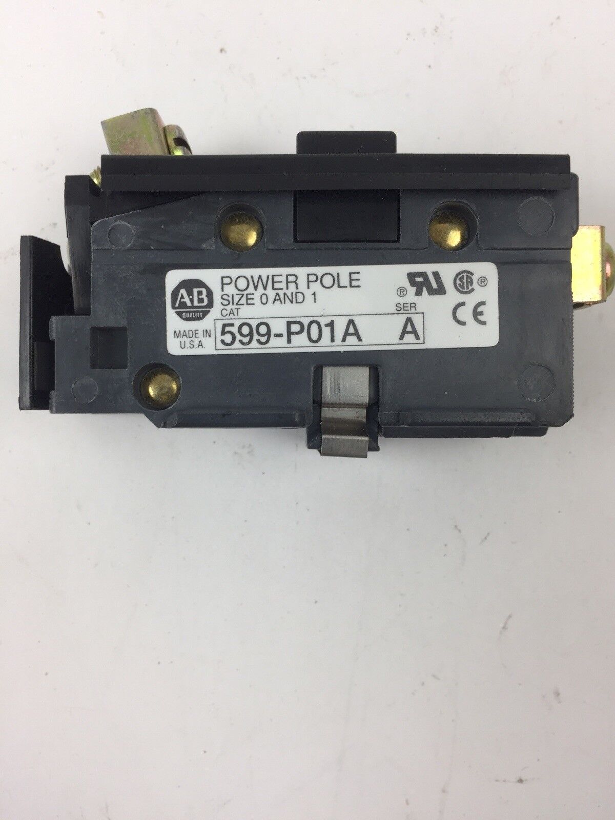 ALLEN BRADLEY 599-P01A POWER POLE SER A