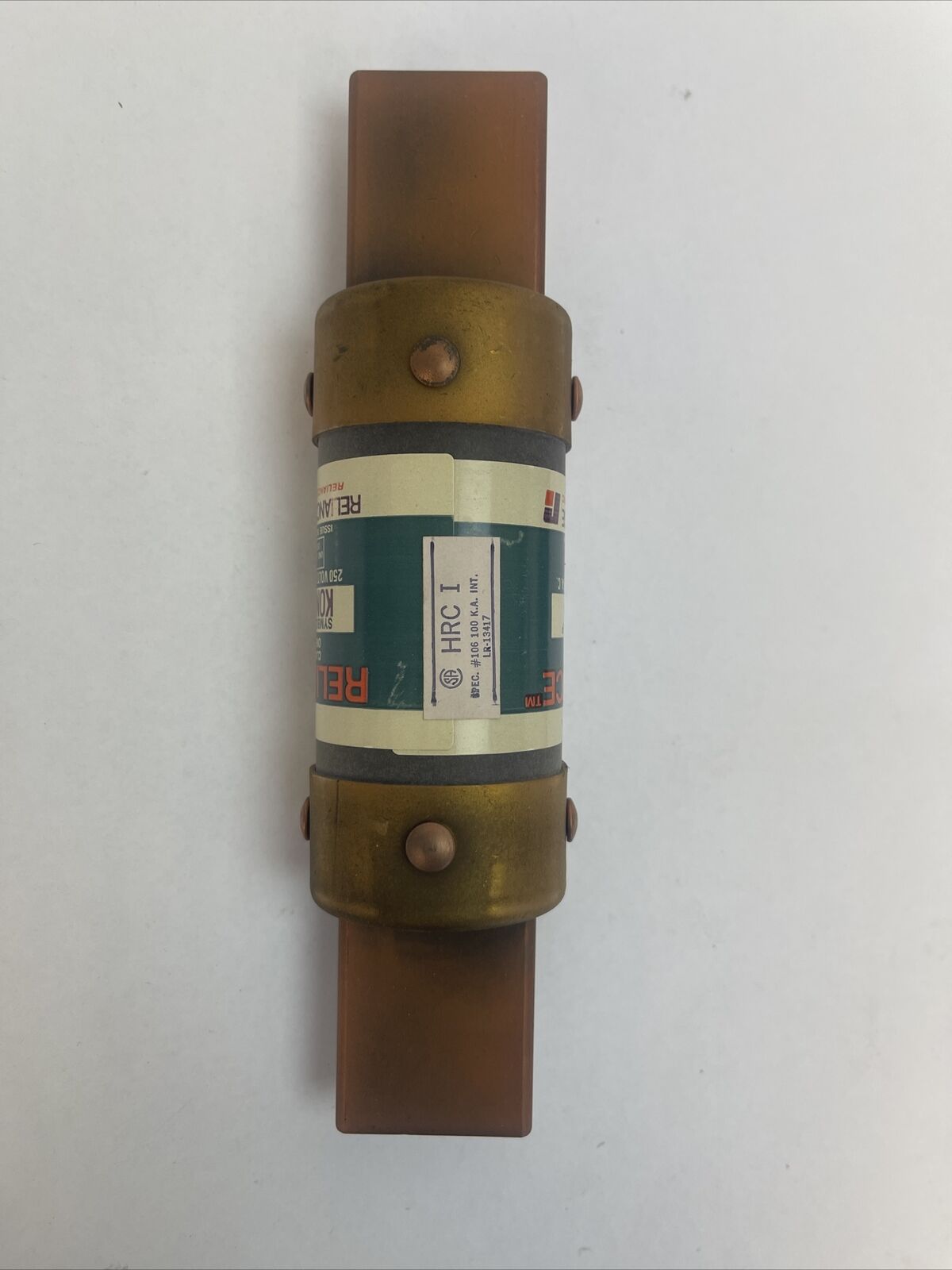 RELIANCE KON350 CLASS K5 ONE TIME FUSE 250VAC 350AMP