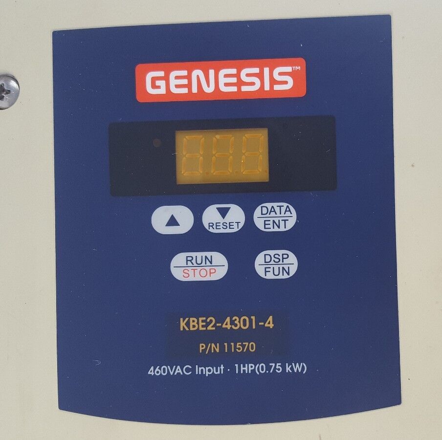 KB ELECTRONICS GENESIS KBE2-4301-4 DIGITAL AC ADJUSTABLE SPEED DRIVE 460V 1HP