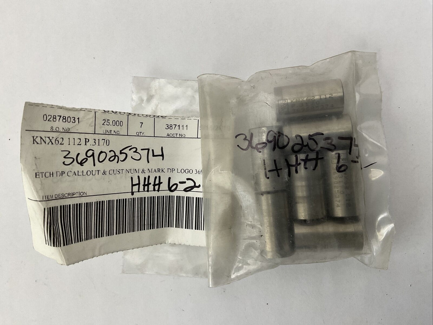 DAYTON KNX62 112 P31.70 PUNCH (BAG OF 7)
