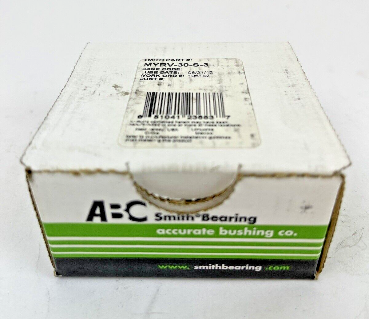 SMITH BEARING - MYRV-30-S-3 - NEW CAM YOKE ROLLER BEARING