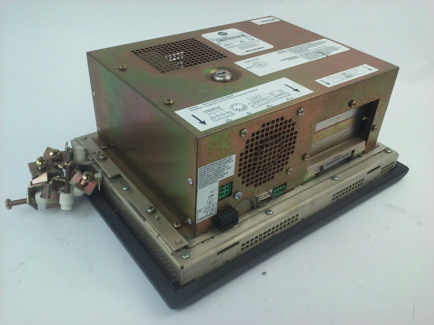 ALLEN BRADLEY 2711E-T10C6 SER. D REV. A PANELVIEW 1000E TERMINAL FRN 5.14