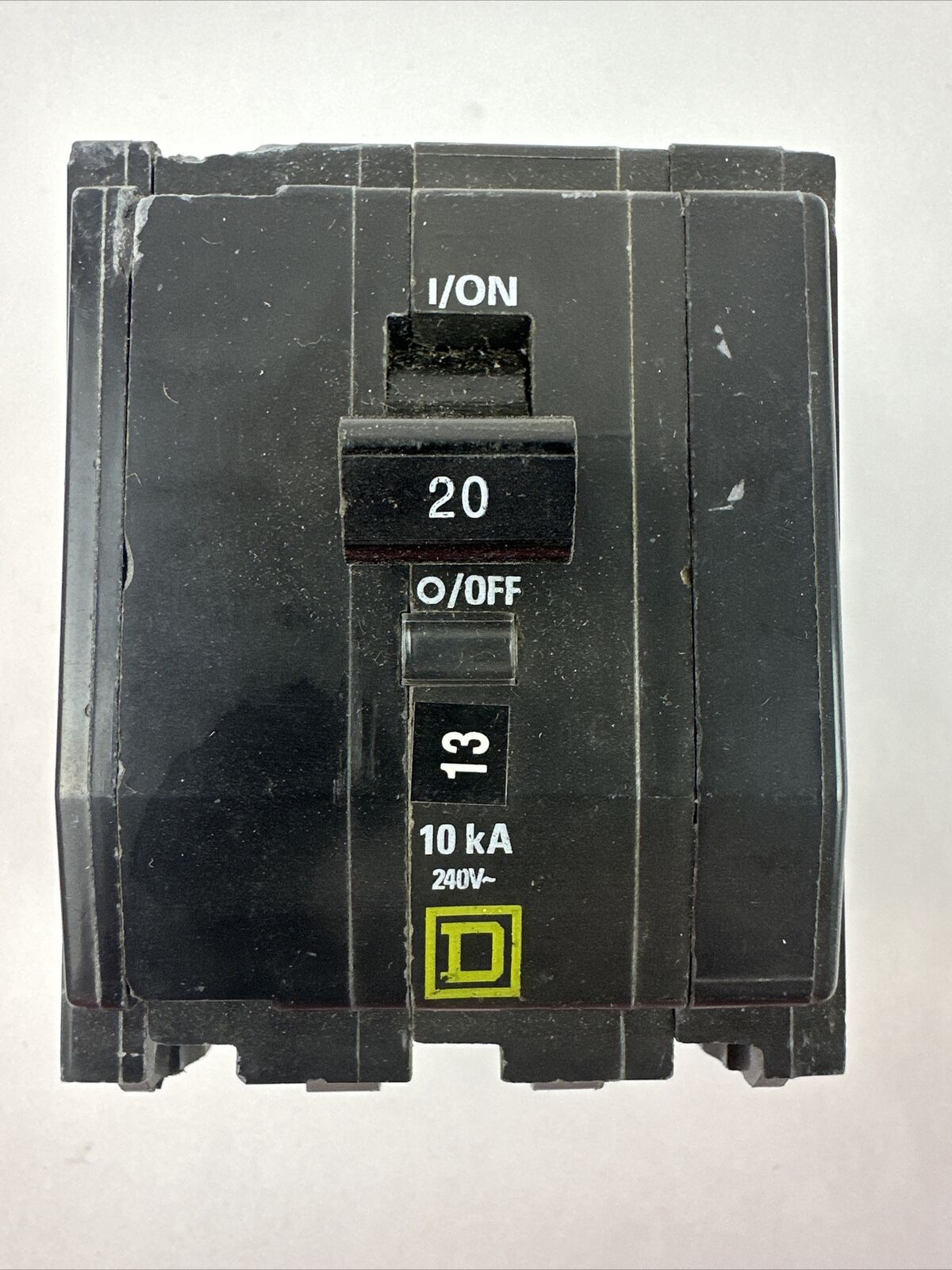 SQUARE D QOB320 BOLT-ON CIRCUIT BREAKER 3POLE 20AMP 240VAC 10kA