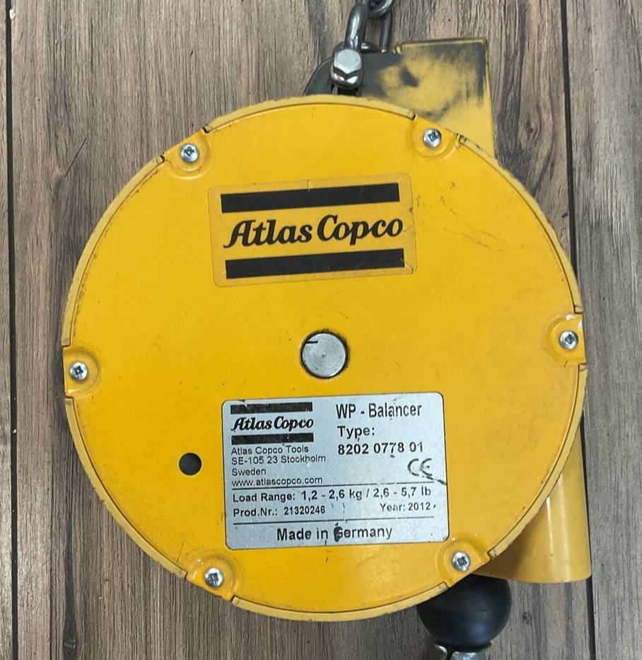 ATLAS COPCO 8202 0778 01 WP BALANCER 1,2-2,6KG/2,6-5,7LB