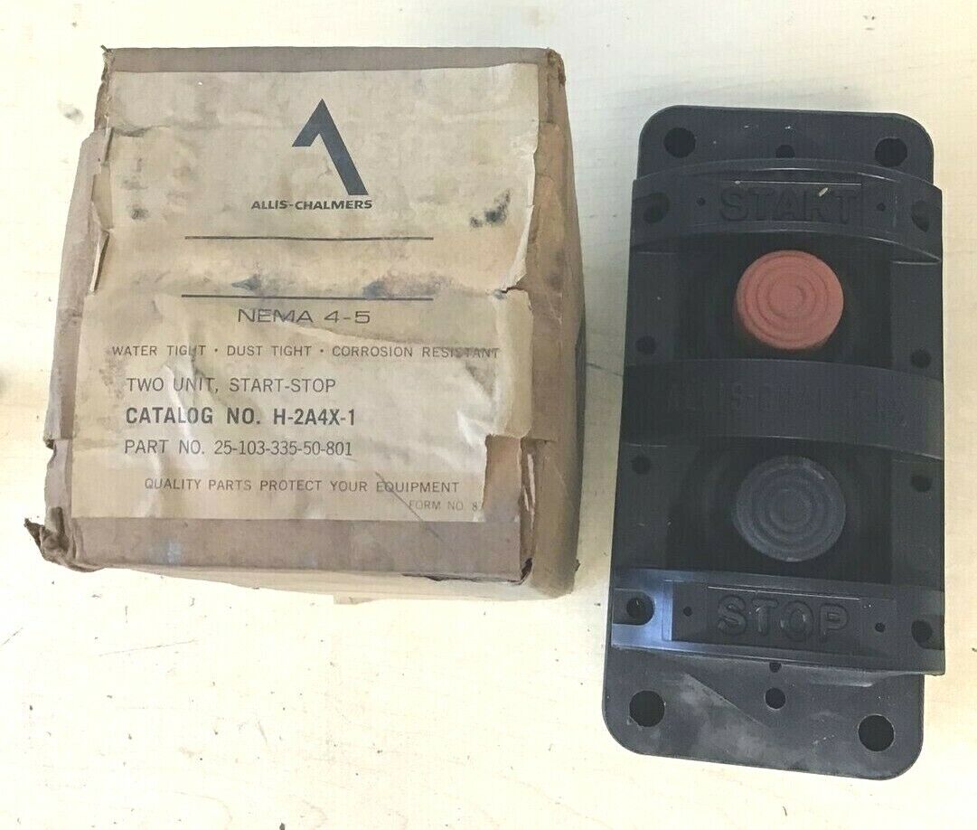 ALLIS-CHALMERS H-2A4X-1 START/STOP PUSH BUTTON