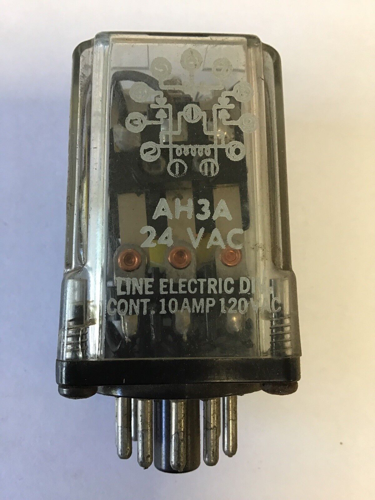 LINE ELECTRIC AH3A RELAY 24VAC 10A