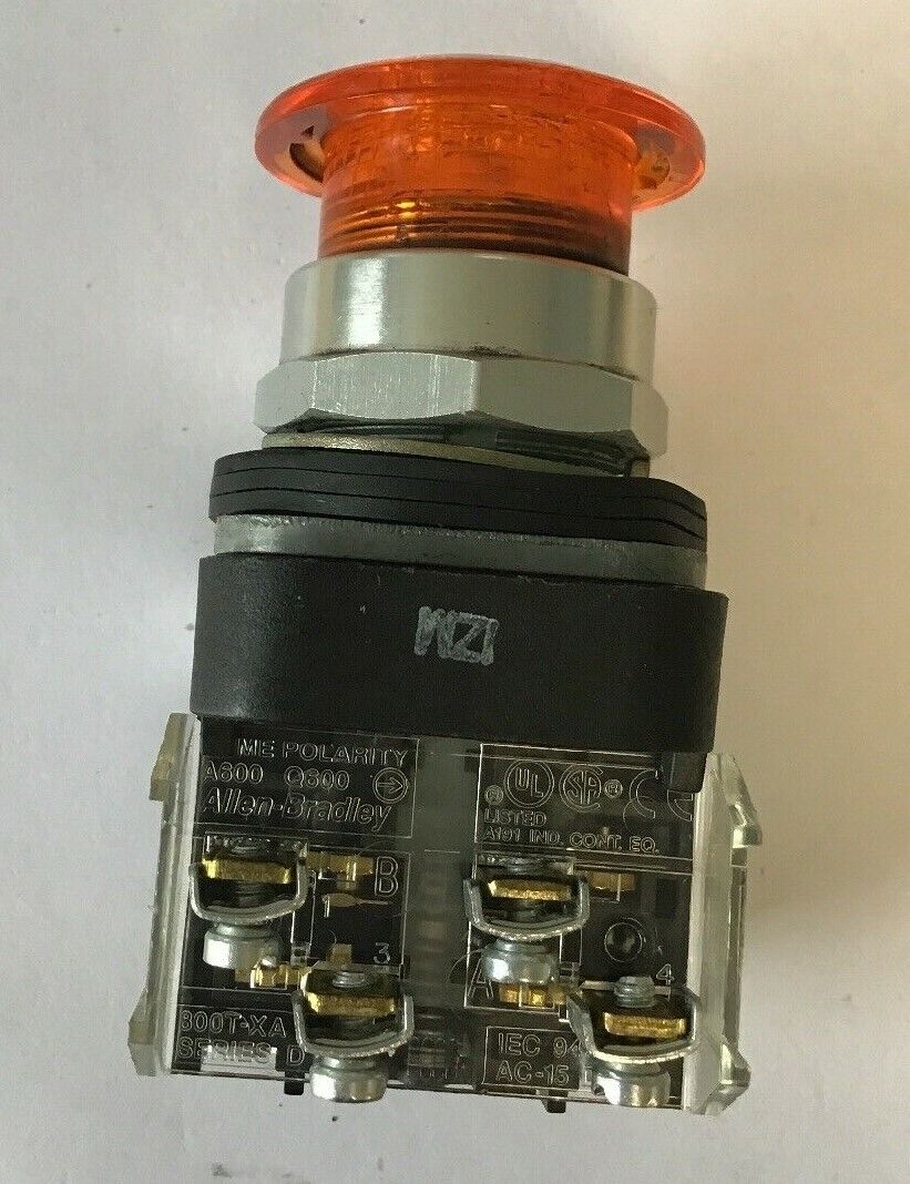 ALLEN BRADLEY 800T-QM24A SER T PUSH BUTTON 24VAC/VDC