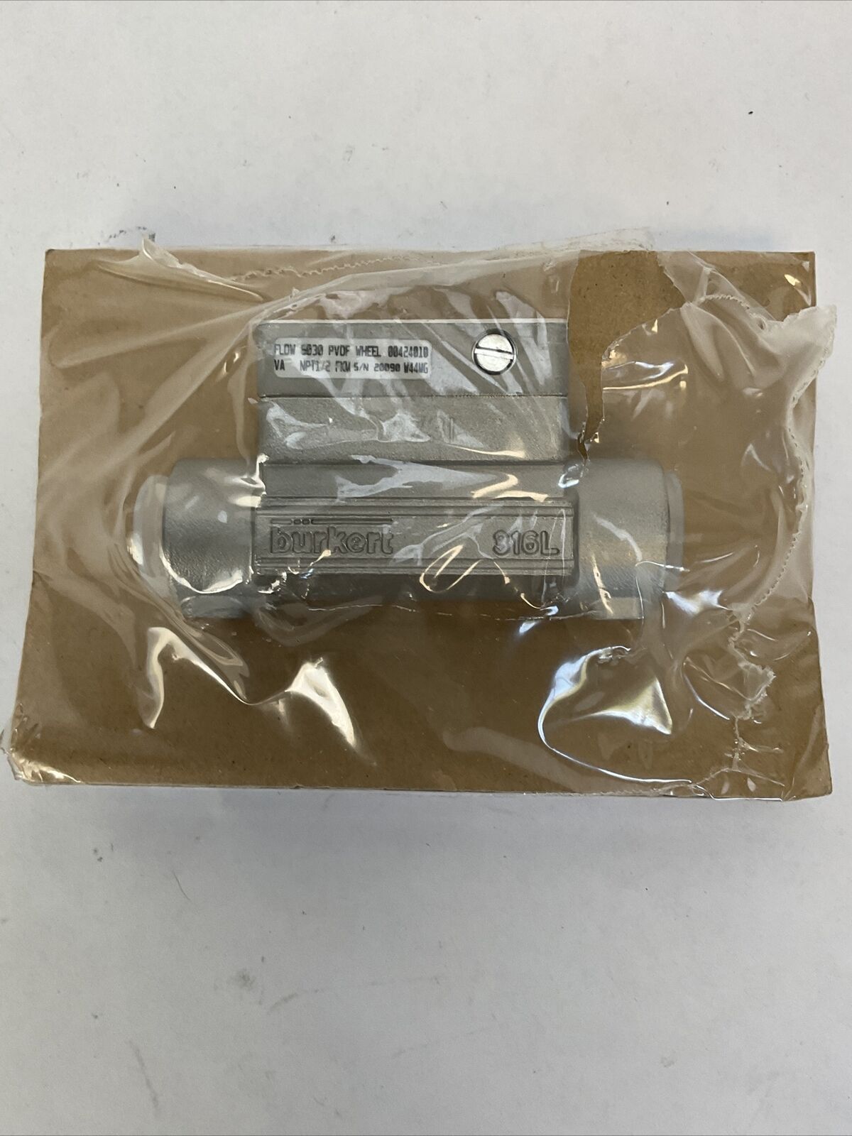 BURKERT 00423915 INLINE FLOW TRANSMITTER SE35/8035 COIL SUPPLY 12-36VDC 25mA