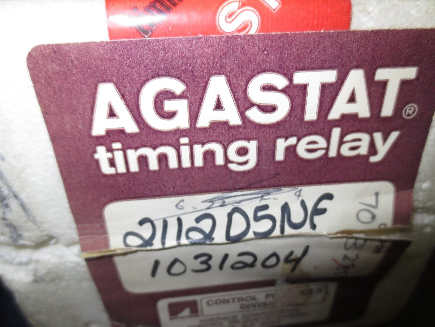 AGASTAT 2112D5NF MINIATURE TIMING RELAY 1.0 - 30 SECONDS, 28VDC - NEW SURPLUS