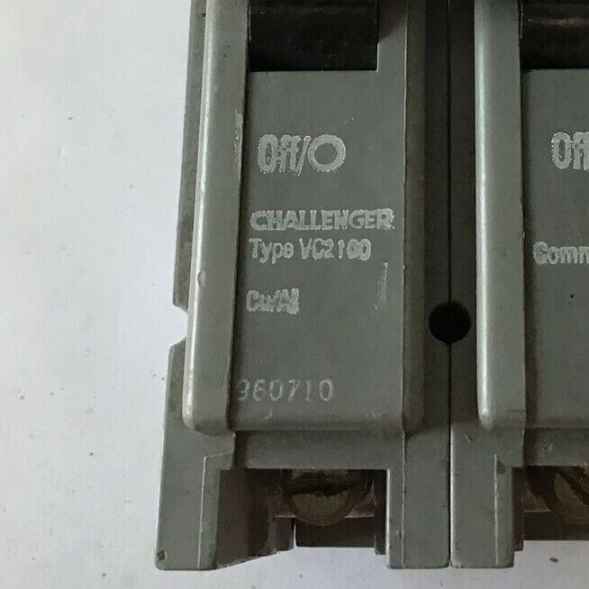 CHALLENGER TYPE VC2100 CIRCUIT BREAKER 120/240VAC HACR