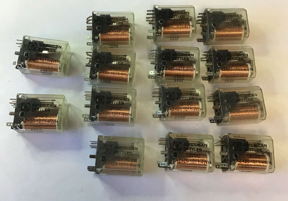 AMERICAN ZETTLER AZ420-1011-4WH 12VDC RELAY***LOTOF13****