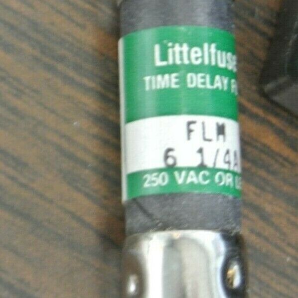 BOX of 10 / LITTELFUSE FLM6-1/4 FUSE / 6-1/4A, 250V / NEW SURPLUS / FLM-6-1/4