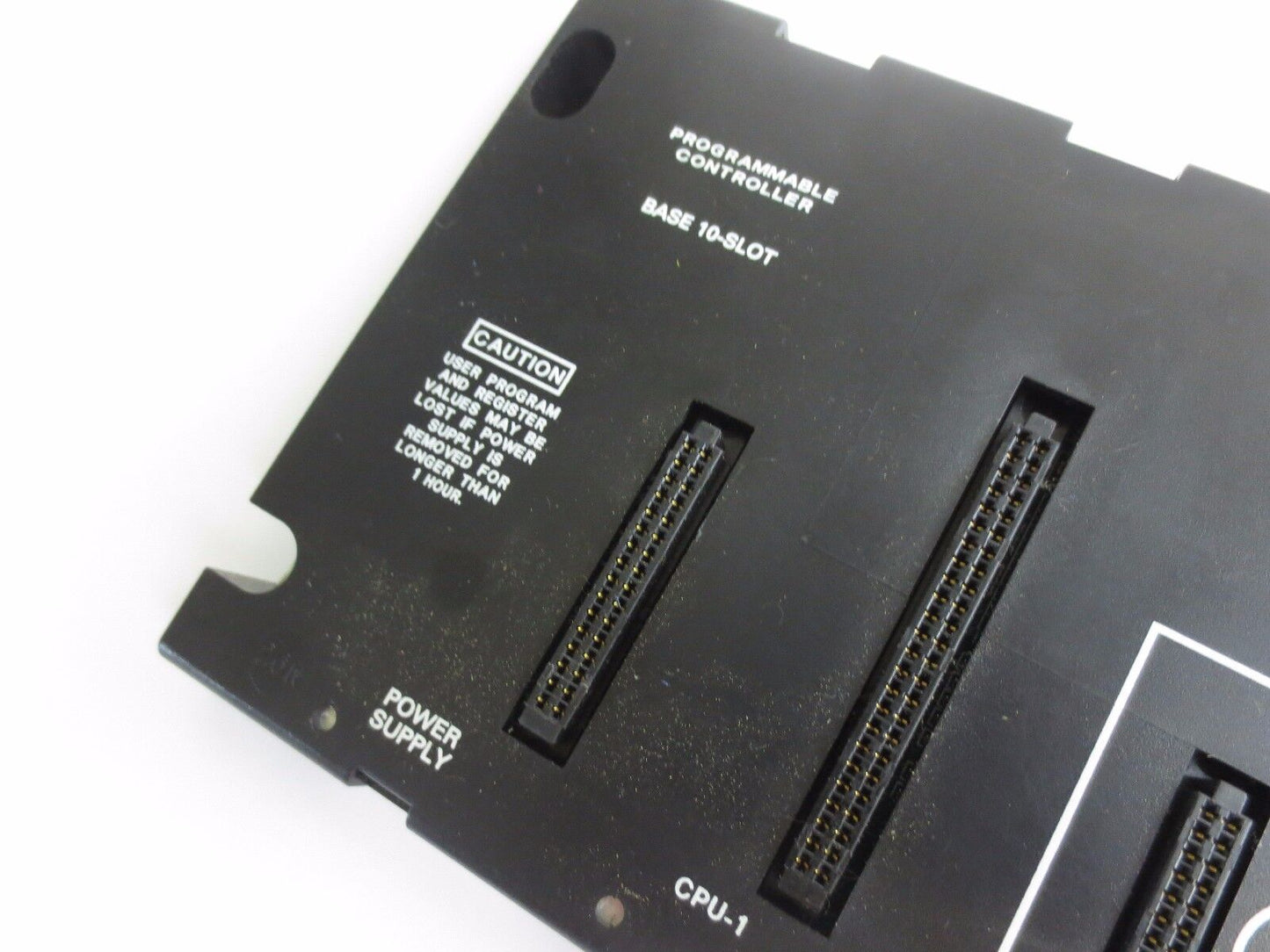 GE FANUC IC693CHS391L BASE 10-SLOT for PROGRAMMABLE CONTROLLER