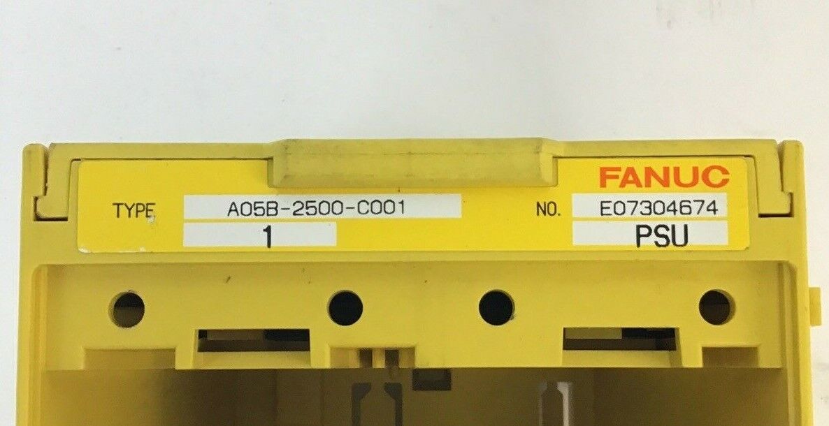 FANUC A05B-2500-C001 RACK CHASSIS W/ FANS A02B-0260-C021