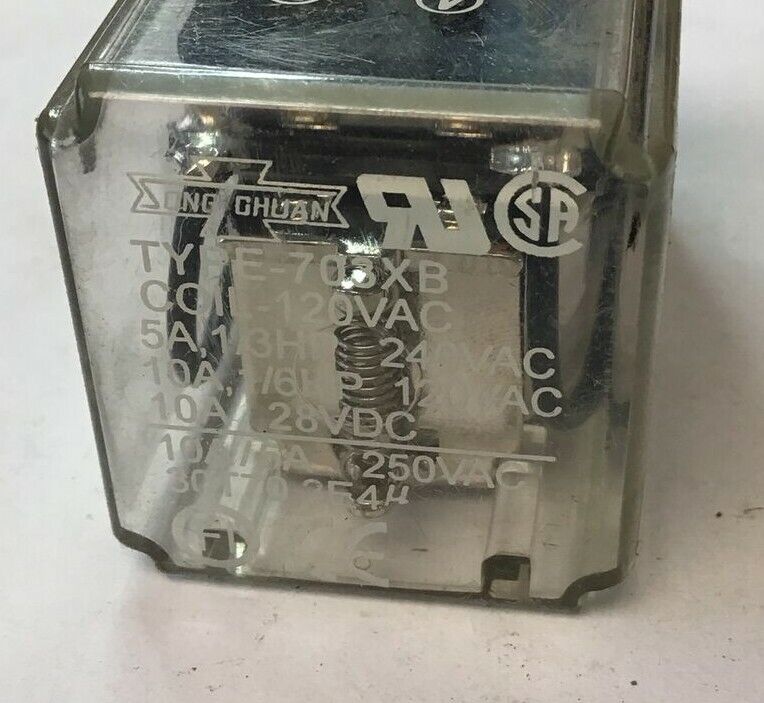 SONG CHUAN TYPE-703XB RELAY 250VAC 28VDC 10A ***LOTOF6***