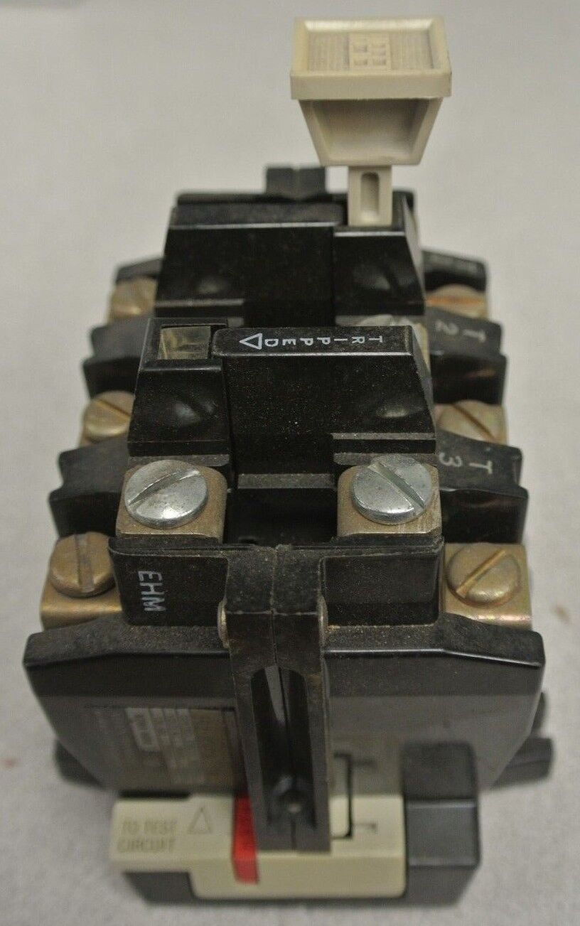 ALLEN-BRADLEY 592-BOV16, Ser. A - MANUAL RESET RELAY / 3P / 40A