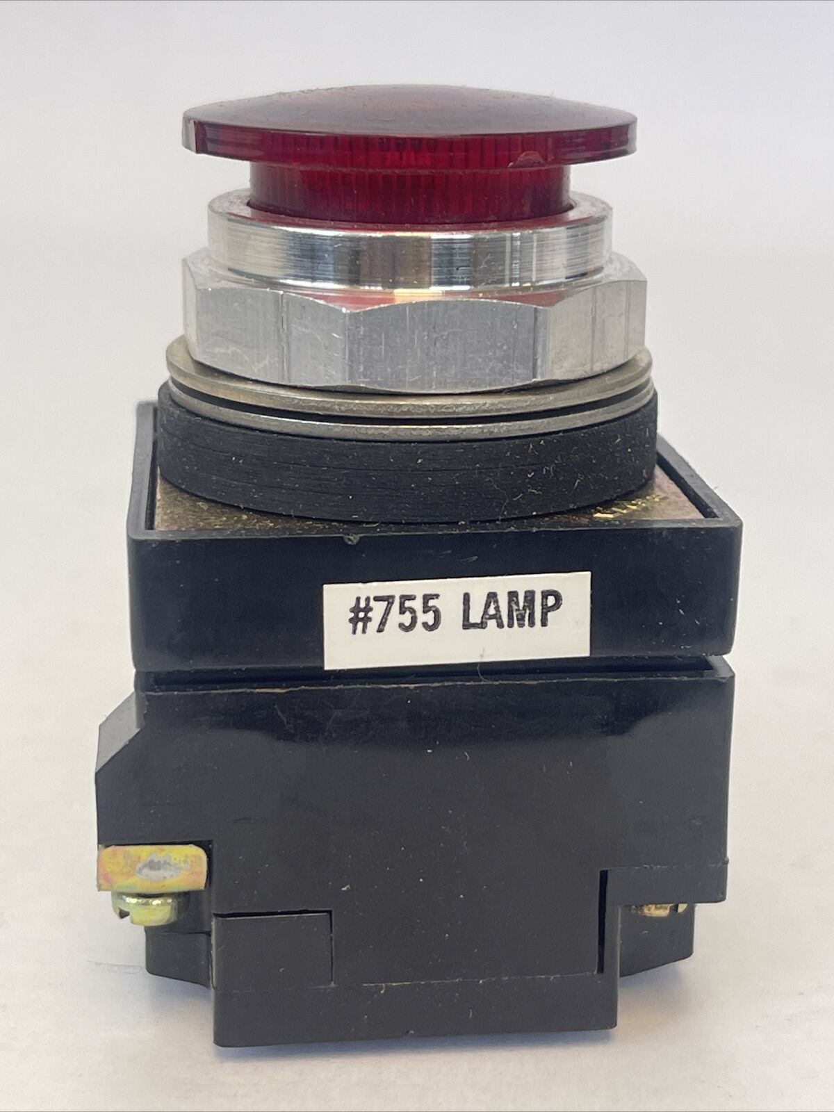 SYLVANIA CLARK BUL. 100T-PPLT1R ILLUMINATED PUSHBUTTON 120V 50/60HZ