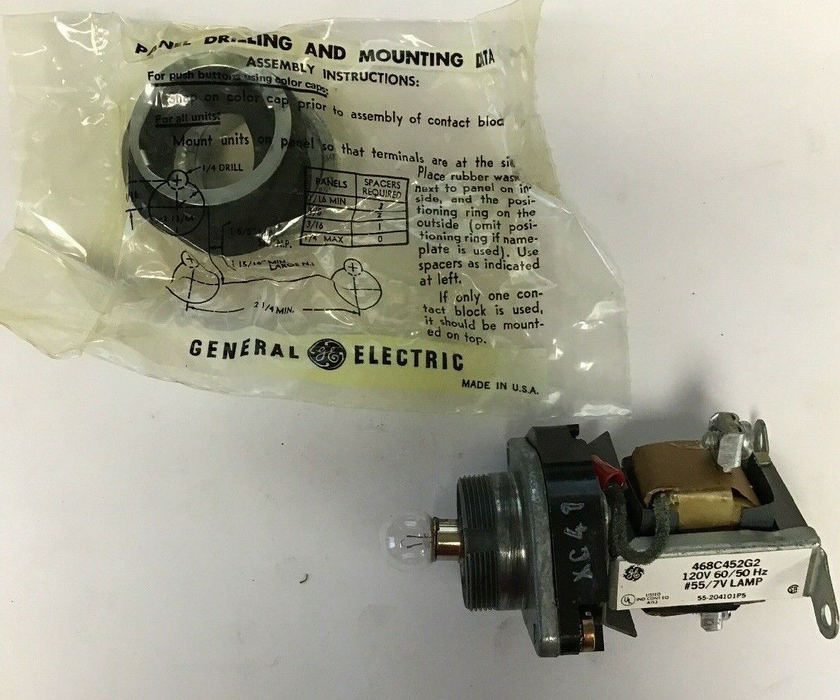 GE CR2940UE312A2 INDICATOR LIGHT NO CAP 468C452-02 120V 60/50HZ 6058829