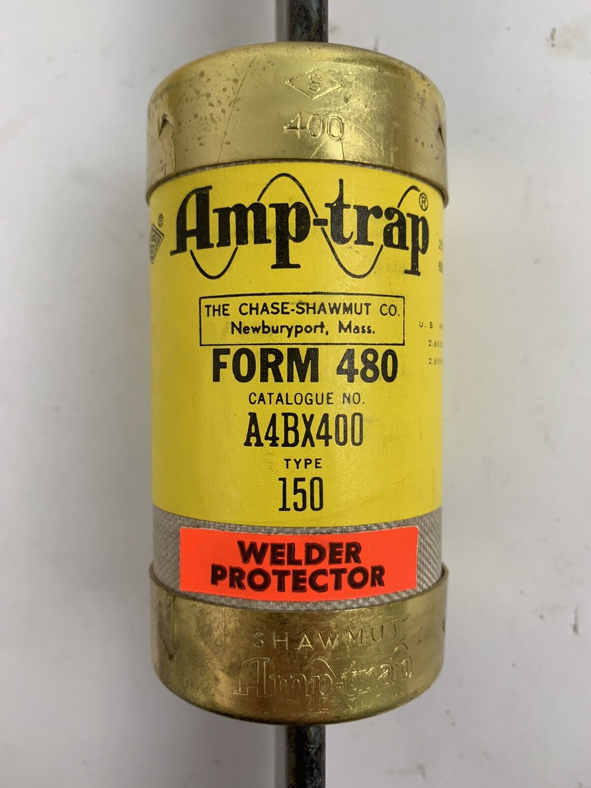 Shawmut Amp-trap Form 480 ABX400 Type 150 600V Welder Protector