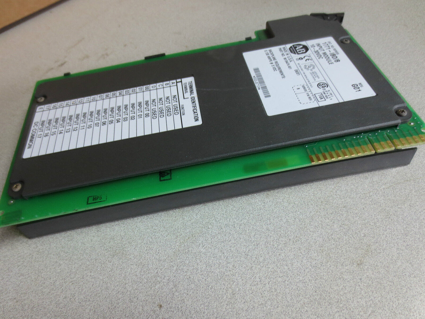 ALLEN-BRADLEY 1771-IBD/B INPUT MODULE 10-30VDC - Rev. G01