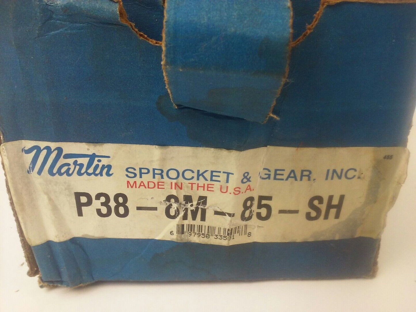 MARTIN SPROCKET & GEAR P38-8M-85-SH , MAX RPM 6610 , P388M85SH