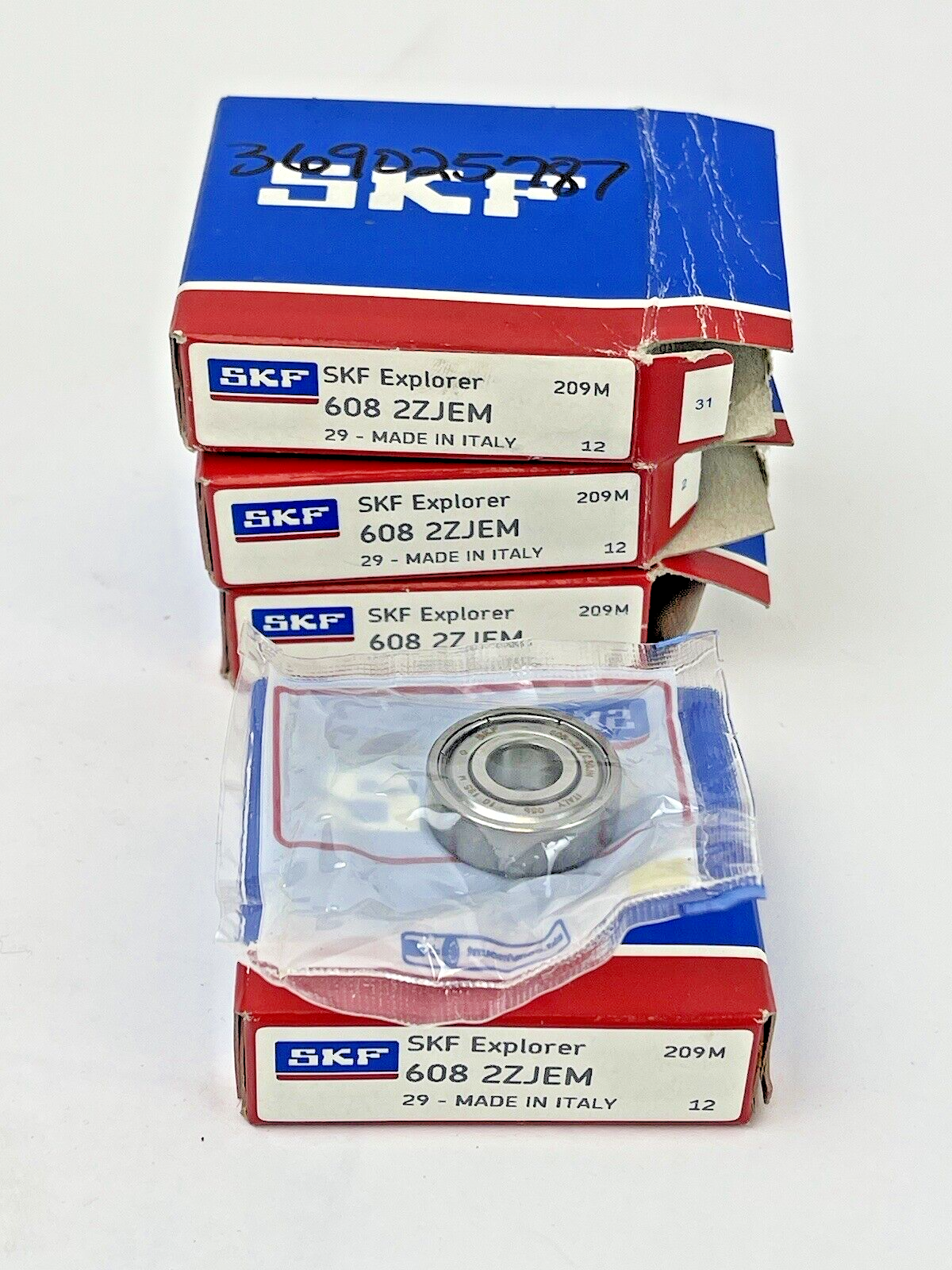 SKF - *LOT OF FOUR* - 608 2ZJEM - EXPLORER BALL BEARING