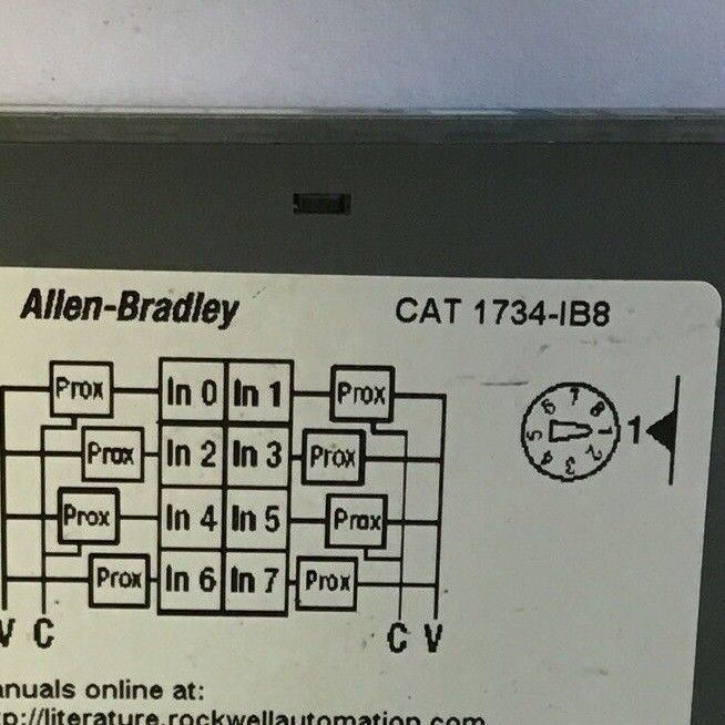 ALLEN BRADLEY 1734-IB8 SINK INPUT 24VDC SER.D